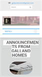 Mobile Screenshot of gallandhomes.com
